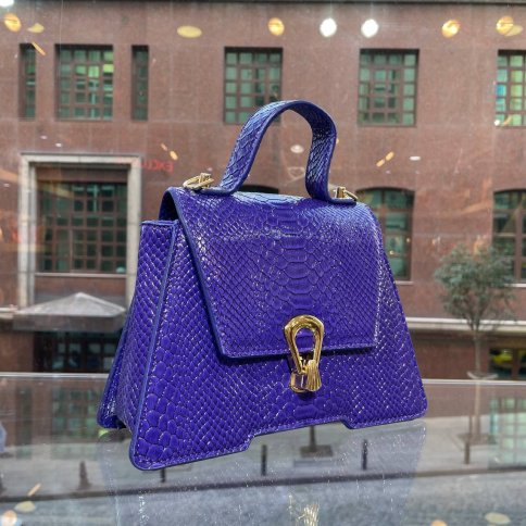 REPTILE PRINT FRAME BAG