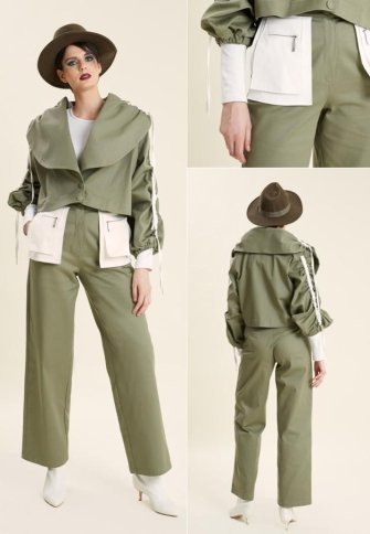 SHAWL COLLAR JACKET AND MATCHING PANTS