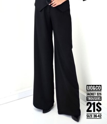 FLARED ZIPPER FRONT PANTS