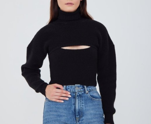 TANK TOP AND SWEATER SHRUG